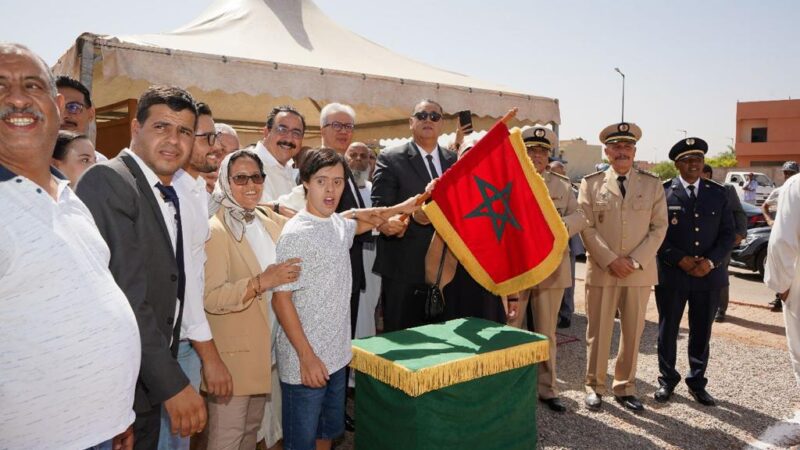 والي مراكش يعطي انطلاقة أشغال بناء مكتبة ومركز لرعاية الأطفال ـ صور