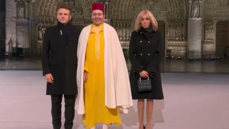 الأمير مولاي رشيد يمثل الملك محمد السادس في حفل إعادة افتتاح كاتدرائية نوتردام بباريس