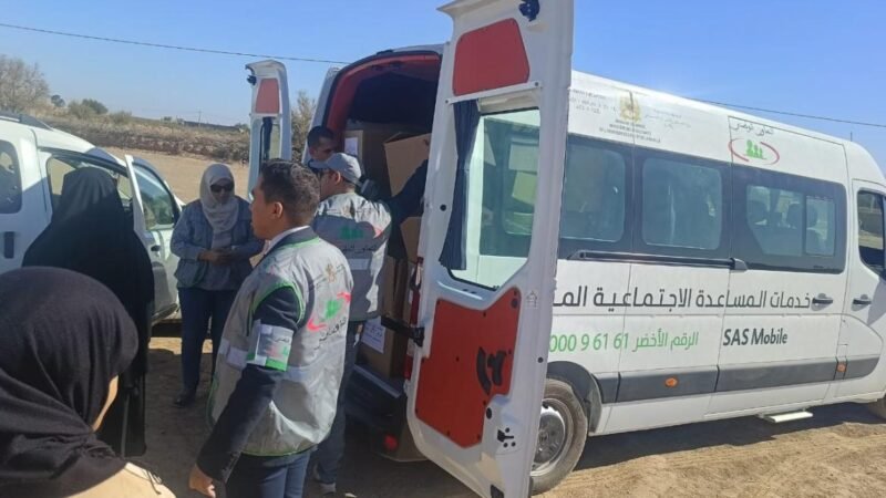 التعاون الوطني يواصل مبادراته الإنسانية بجهة مراكش- آسفي