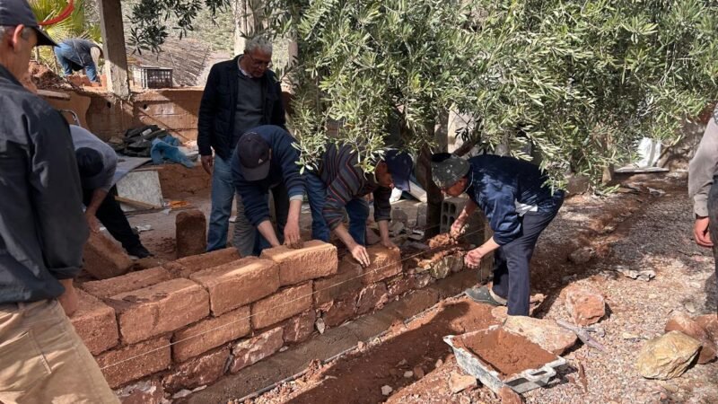 دمنات..تدريب أكثر من 100 عامل على تقنيات البناء المقاوم للزلازل ـصور