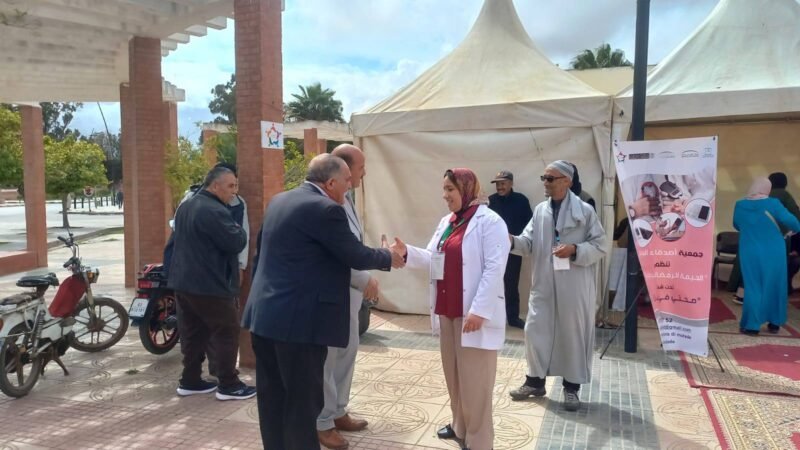 تنظيم الخيمة الرمضانية للصحة بابن جرير ـصور