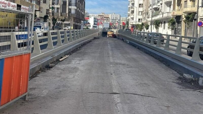 الدار البيضاء..ممر الحاج عمر الريفي يُفتتح الاثنين المقبل بعد شهرين من الأشغال