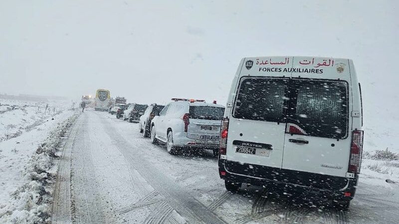 نشرة إنذارية: ثلوج وأمطار ورياح قوية بالمغرب