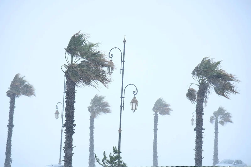 نشرة إنذارية: زخات رعدية وبَرَد ورياح بهذه الأقاليم