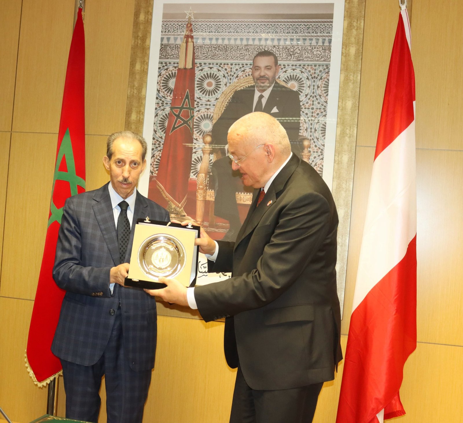 الداكي يستقبل رئيس المحكمة العليا لجمهورية النمسا