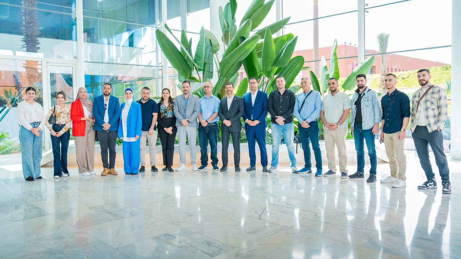 ابن جرير..جامعة محمد السادس تستضيف وفدا شبابيا فلسطينيا ـصور