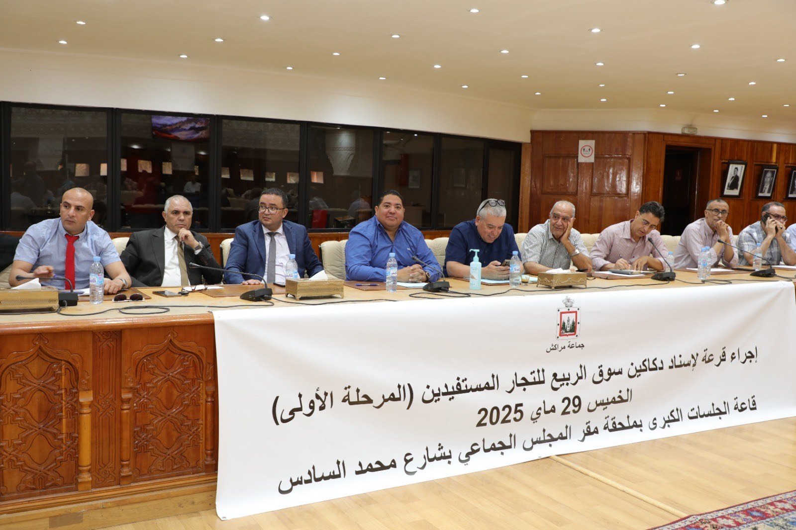 لجنة مختلطة تشرف على توزيع 329 دكانا بسوق الربيع بمراكش