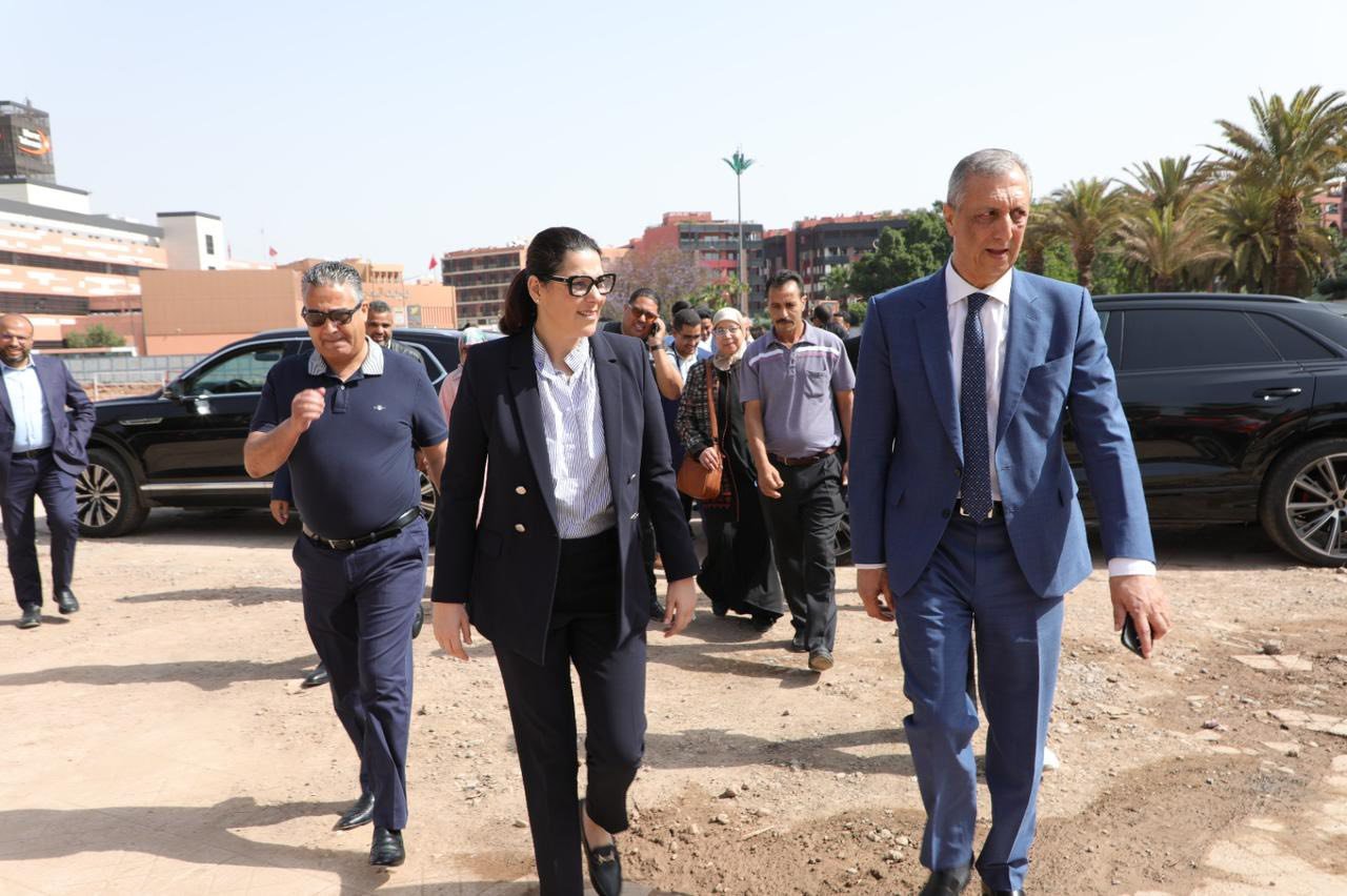الوالي والعمدة يتفقدان أشغال تهيئة طرق مراكش