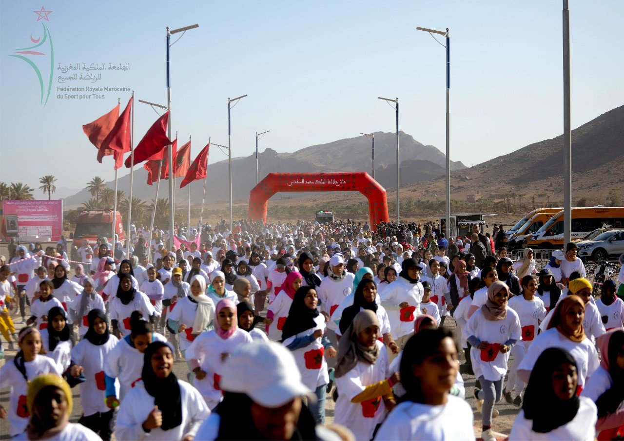 ابن جرير تحتضن سباق خطوات النصر النسائية