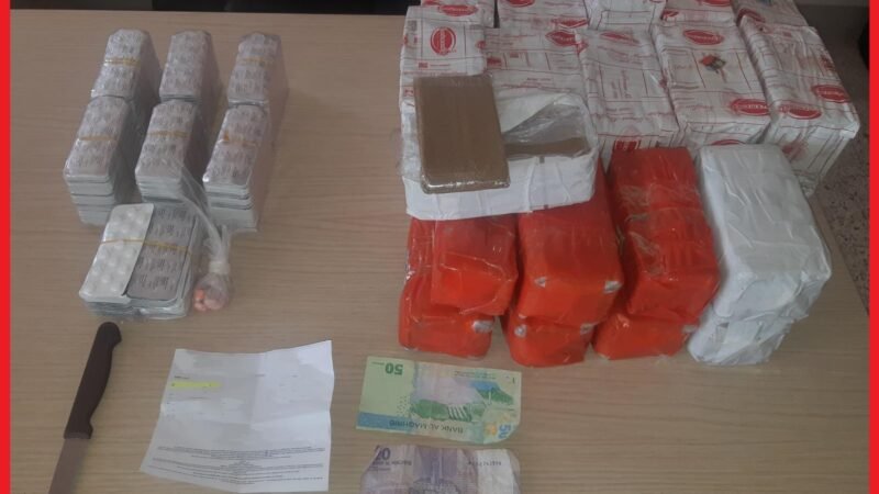 حجز 16 كلغ من الحشيش و6880 قرصا مهلوسا خلال توقيف مروّج مخدرات بالصويرة