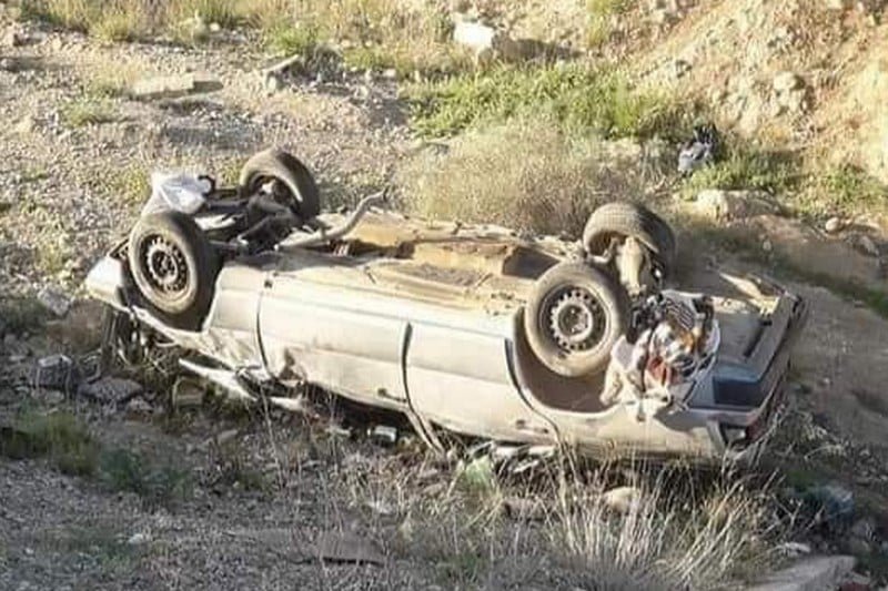 مصرع شخصين في حادث سير بطريق تشهد أشغال صيانة بالرحامنة
