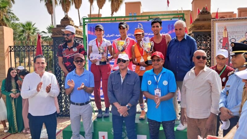 عمالة قلعة السراغنة تنظم سباقا على الطريق بمناسية عيد العرش