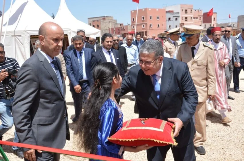 عامل آسفي يشرف على تدشين وإطلاق مشاريع تنموية بمناسبة عيد العرش