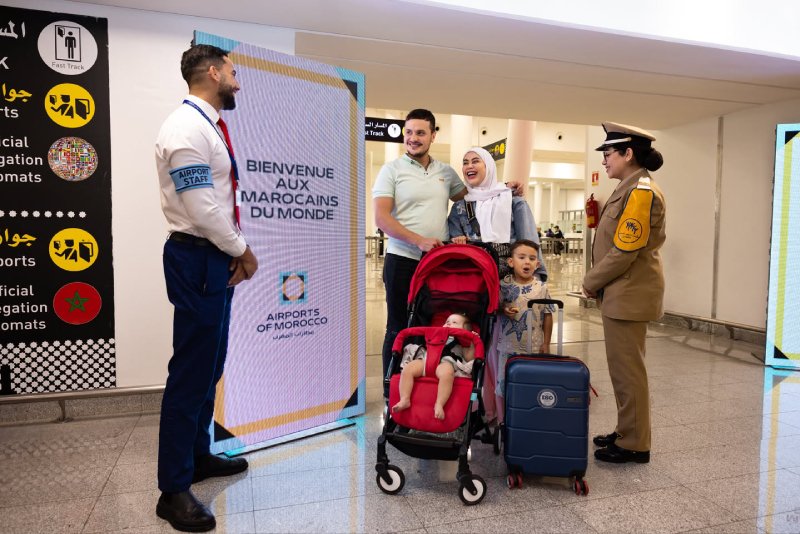 المكتب الوطني للمطارات يحتفي بمغاربة العالم