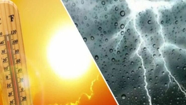 نشرة إنذارية: موجة حر تصل إلى 47 درجة وزخات رعدية مصحوبة بالبرَد والرياح