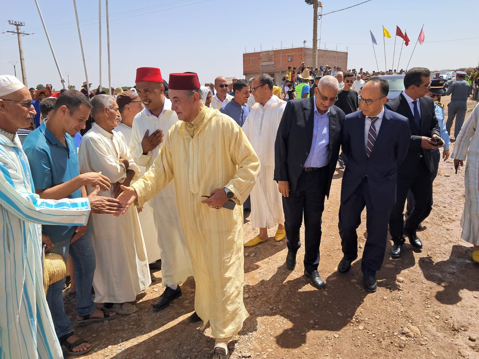 عامل قلعة السراغنة يزور موسم سيدي الحطاب