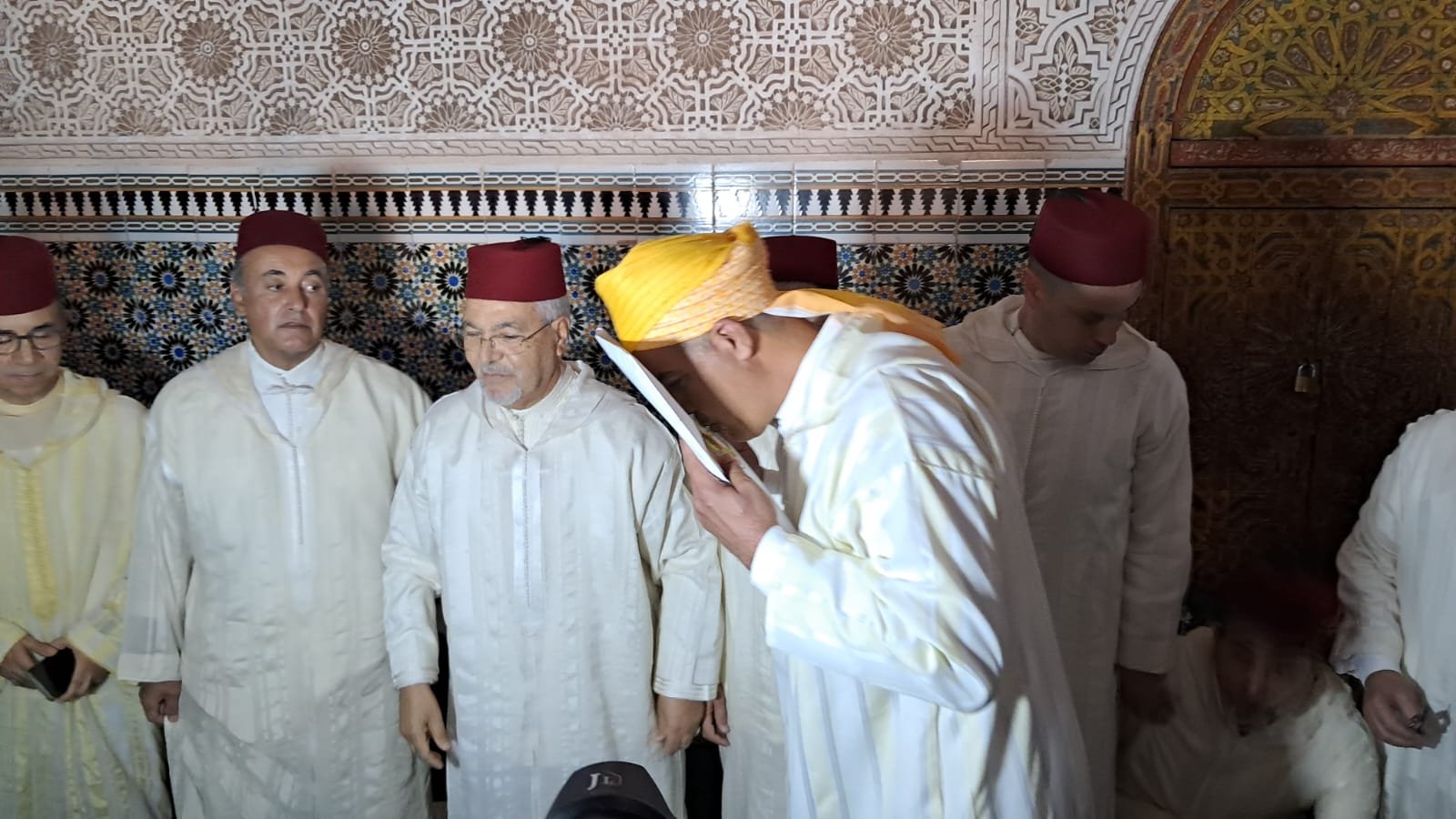 وفد رسمي يسلّم هبة ملكية لشرفاء سيدي رحال البودالي بقلعة السراغنة