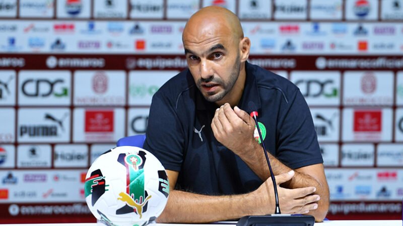 الركراكي يعلن الخميس المقبل عن لائحة أسود الأطلس لمباراتي البحرين و الكونغو