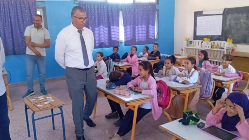قلعة السراغنة..المدير الإقليمي يتفقّد مجموعة مدارس سور العز