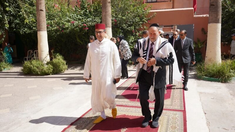 مراكش..بنشيخي يحضر حفلا دينيا بمناسبة يوم الغفران العظيم