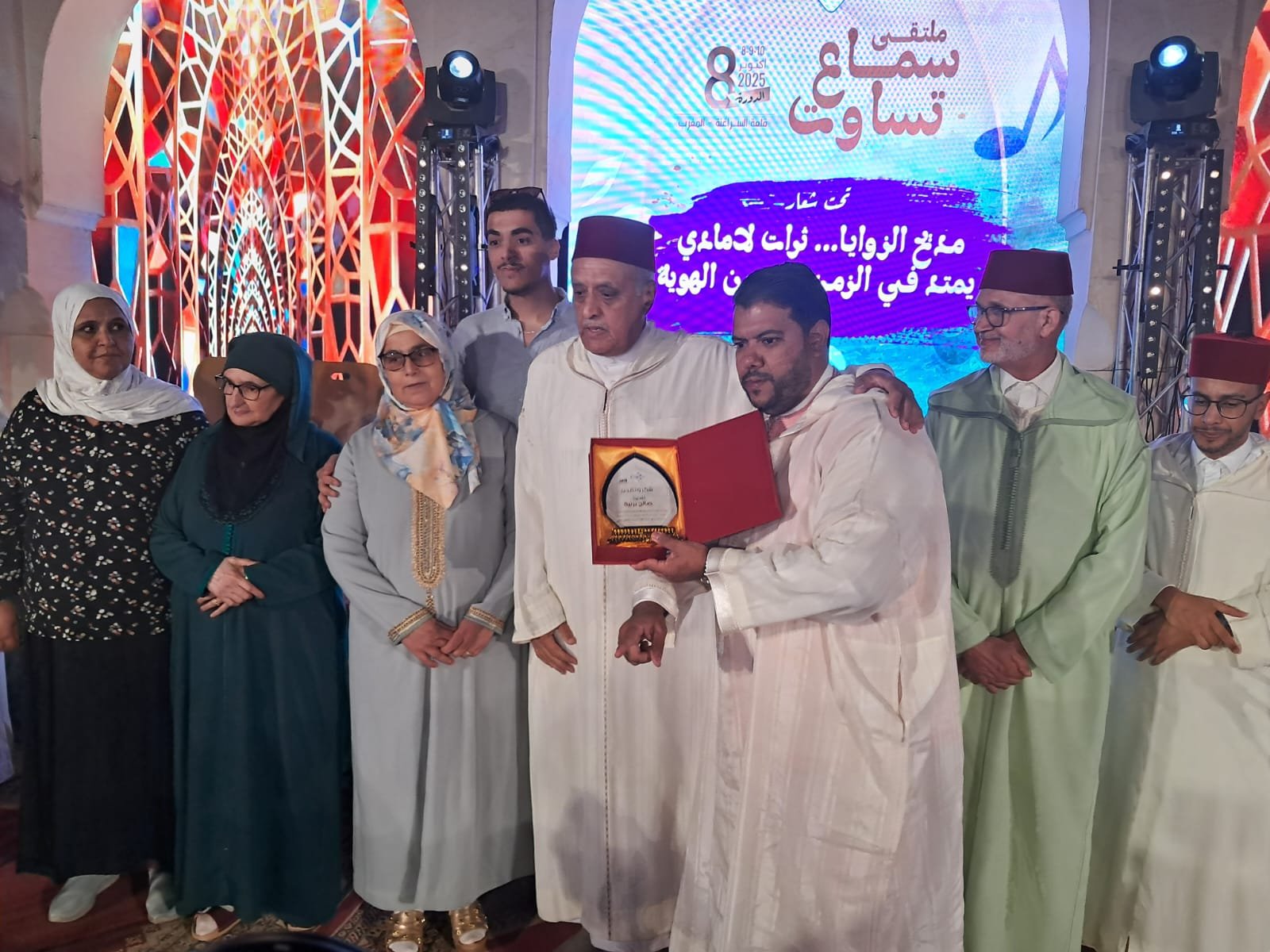 ملتقى تساوت يحتفي بتراث المديح ويكرّم فقيها وجمعويا خلال سهرة روحية بقلعة السراغنة