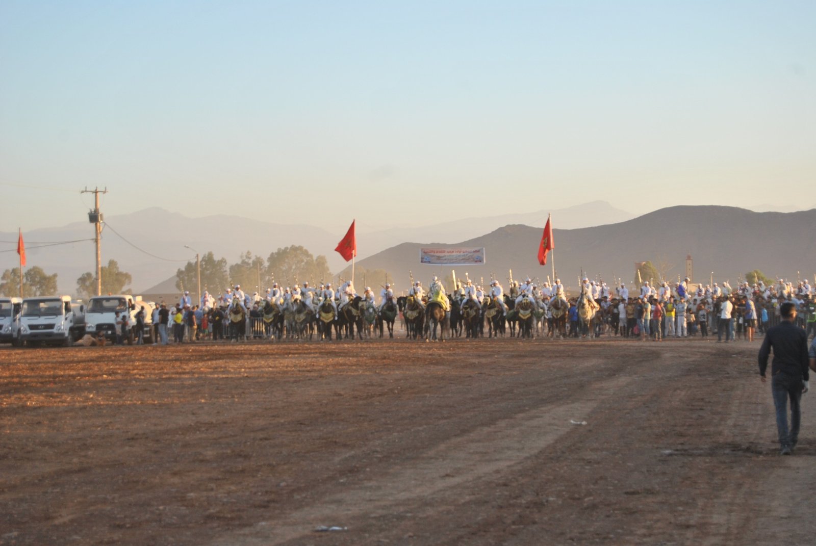 الرحامنة..جمعية أولاد سعيد تحتفي بفن التبوريدة بقرية الطلوح