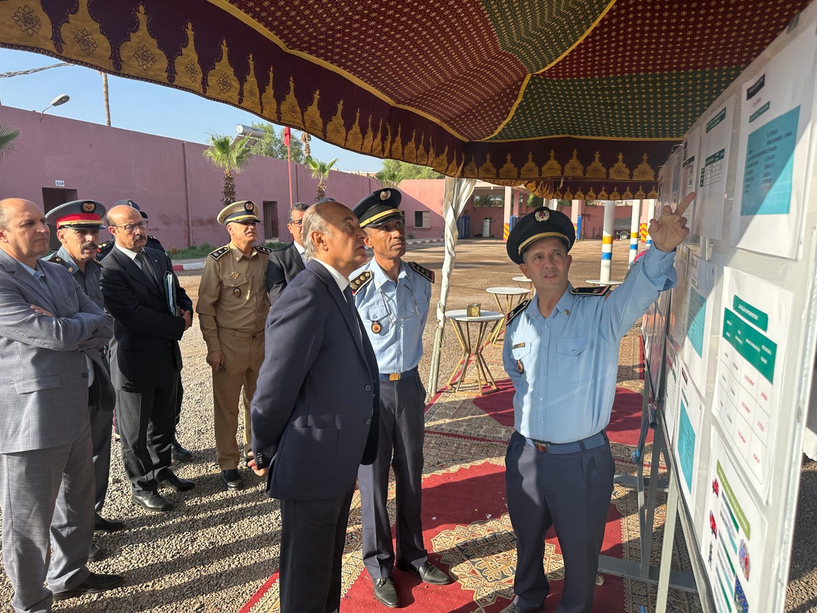 العامل اليزيدي يزور ثكنة الوقاية المدنية بقلعة السراغنة