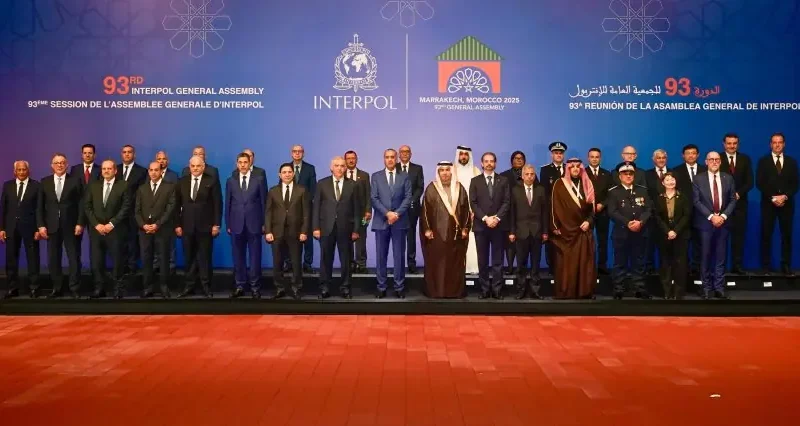 افتتاح أشغال الجمعية العامة للأنتربول بمراكش
