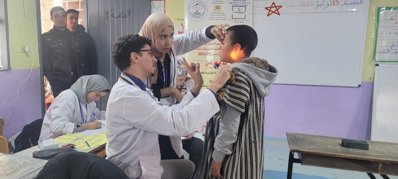 655 مستفيدا من قوافل الصحة المدرسية في أقل من شهر بأزيلال