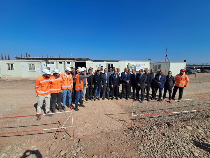 عامل قلعة السراغنة يتفقّد أشغال محطة للماء الشروب بأكثر من 15 مليار سنتيم ـصور