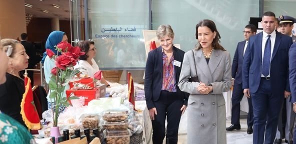 الأميرة للا مريم تدشن البازار التضامني