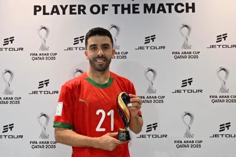 البركاوي نجم مباراة “الأسود” أمام السعودية