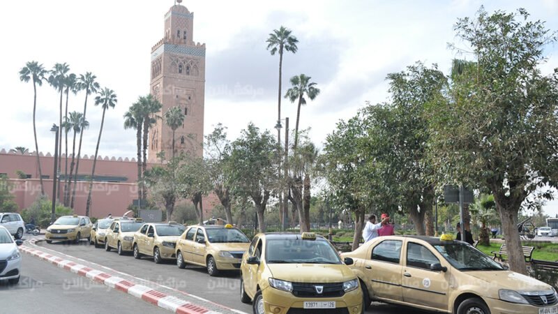 طاكسيات مراكش تريد العمل خارج المدار الحضري خلال كأس إفريقيا