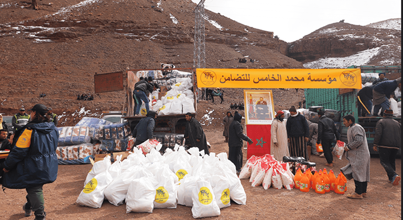تنفيذا لتعليمات ملكية..مؤسسة محمد الخامس تقدم مساعدات إنسانية