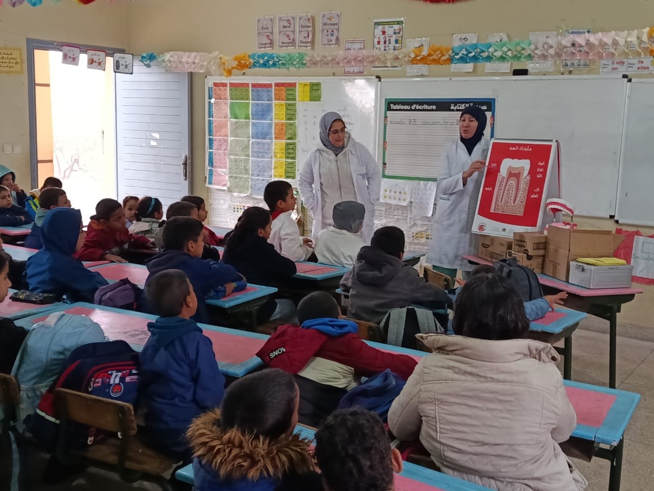 الرحامنة..مندوبية الصحة تنظم حملة طبية لفائدة تلاميذ جماعة الجبيلات