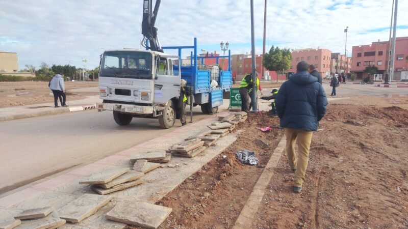 انطلاق أشغال تقوية الإنارة العمومية بقلعة السراغنة