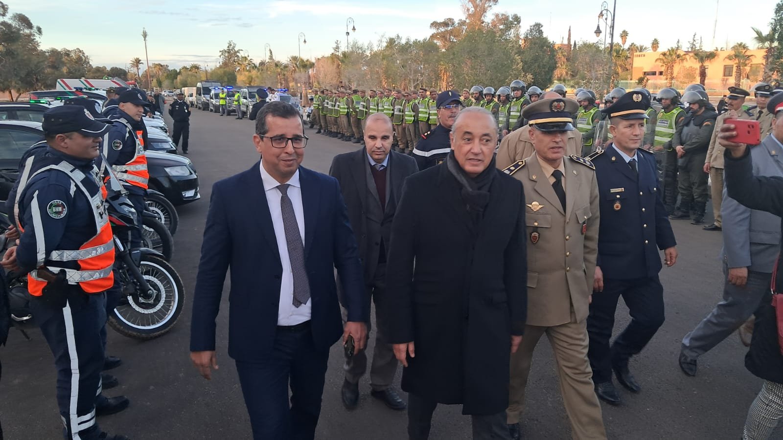 عامل قلعة السراغنة يشرف على تأمين احتفالات رأس السنة ـصور