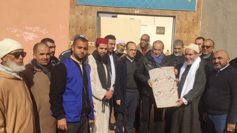 عامل قلعة السراغنة يزور مدرسة لتحفيظ القرآن الكريم