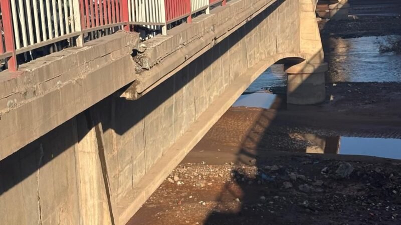 انهيار جزئي لقنطرة بمراكش