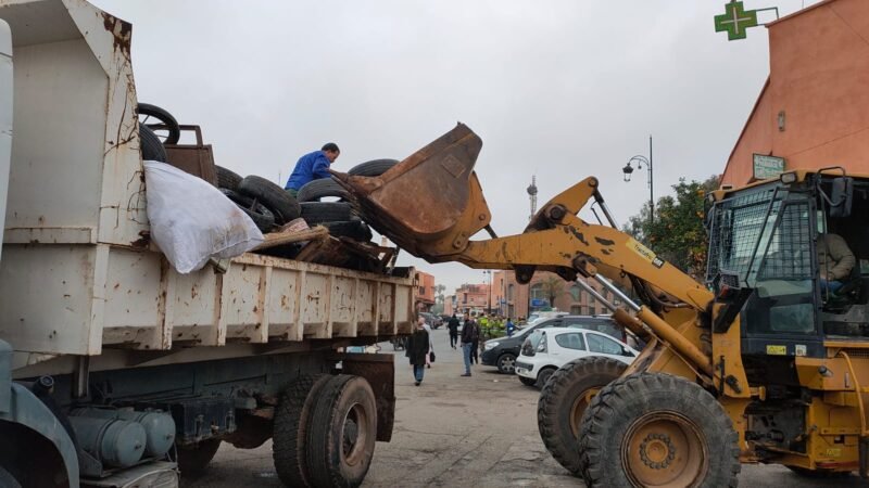 حملة واسعة لتحرير الملك العمومي وتنظيم الباعة الجائلين بمراكش
