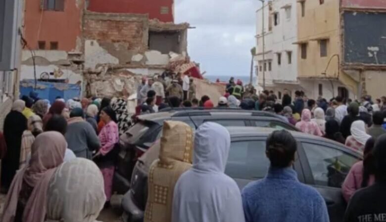 مصرع شخصين وإصابة 4 آخرين في انهيار بناية بالرباط