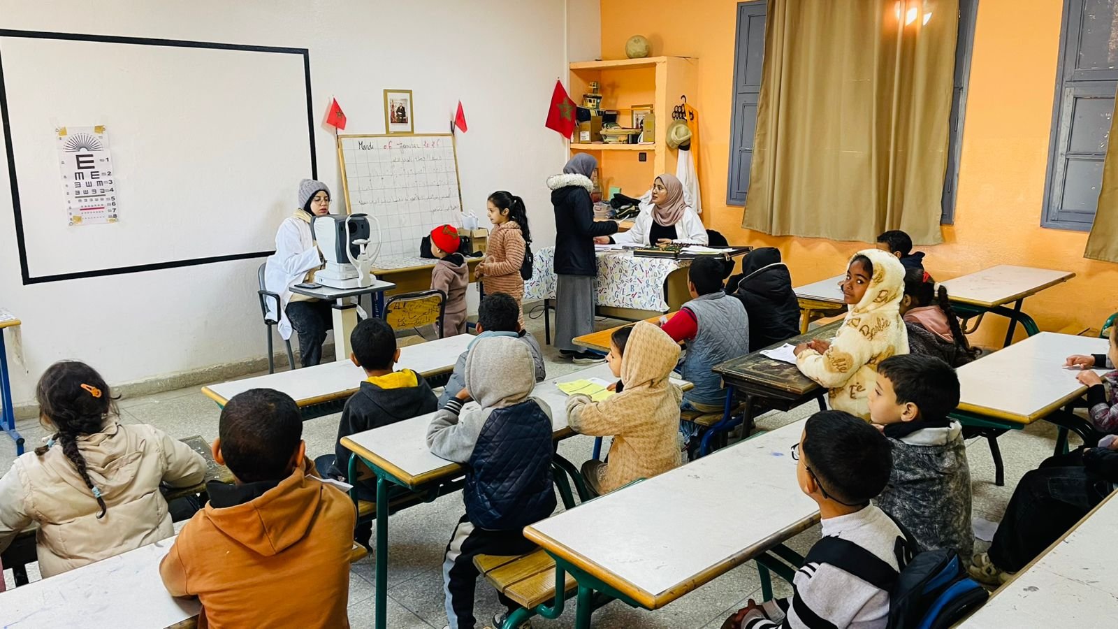 153 تلميذا يستفيدون من حملة طبية بالرحامنة