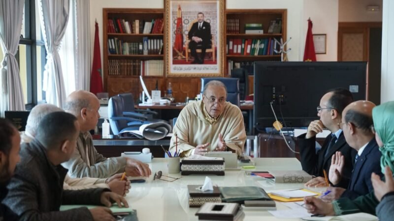 العامل اليزيدي يترأس اجتماعا لافتتاح المركب الديني بقلعة السراغنة