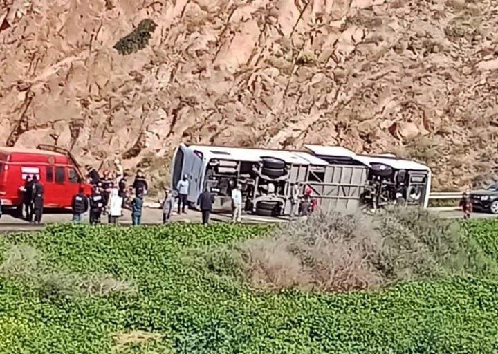 وفاة أربعة 4 رجال أمن إثر حادثة سير ضواحي سيدي إفني