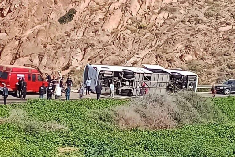 وفاة أربعة 4 رجال أمن إثر حادثة سير ضواحي سيدي إفني