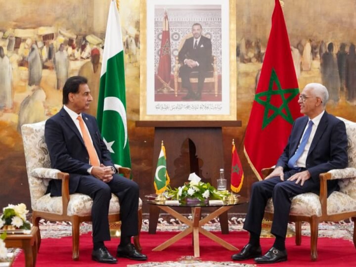 العلمي يتباحث مع مع رئيس الجمعية الوطنية لباكستان