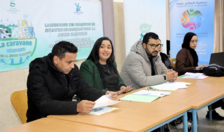 قافلة الأبطال في وضعية إعاقة من أجل العدالة المناخية تحل بخنيفرة