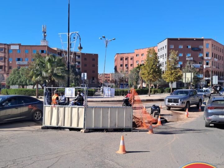 الشركة الجهوية تتدخل لمنع تسربات الماء بقلعة السراغنة