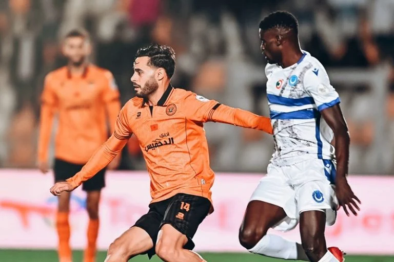 نهضة بركان يتعادل مع ضيفه الهلال السوداني