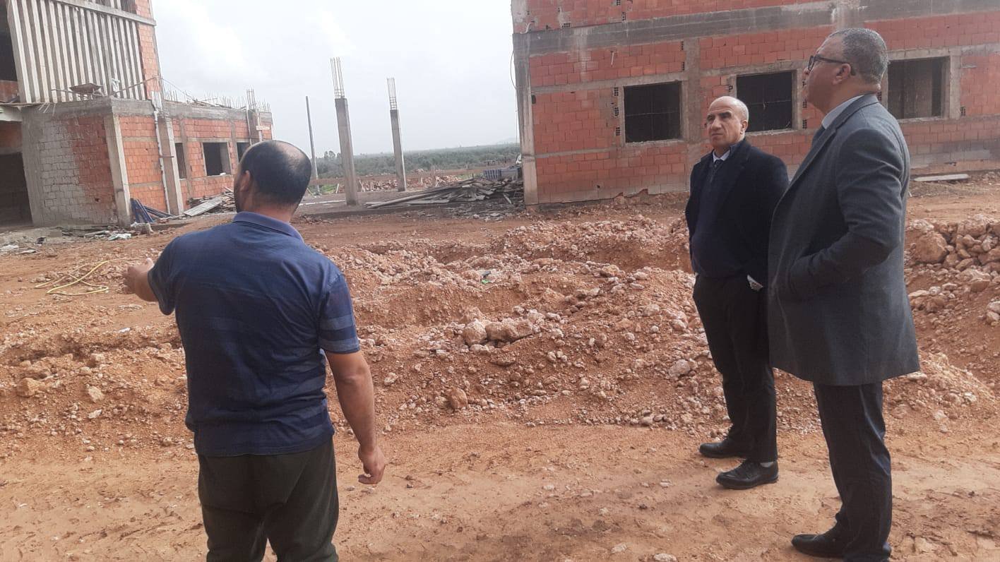 مدير الأكاديمية يتفقّد أشغال بناء إعداديتين بقلعة السراغنة